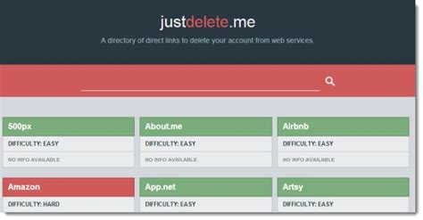 justdelete me|justdeleteme xyz.